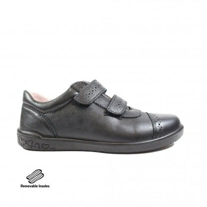 Ricosta GRACE Leather School Shoes (Black) 28-34