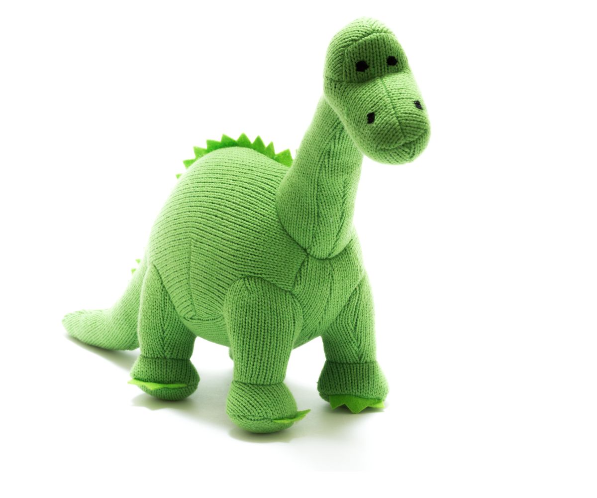 Diplodocus Knitted Green Toy (0+)