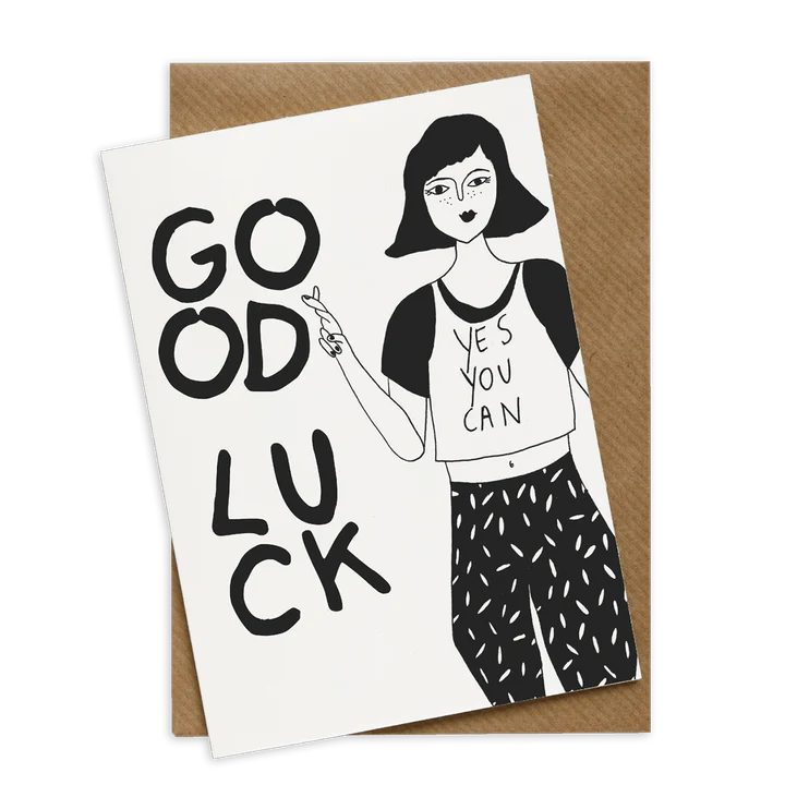 Good Luck Card Yes You Can