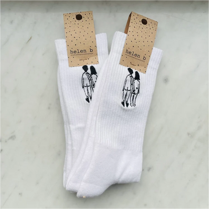 Helen B Gym Socks Naked Back (42-45)