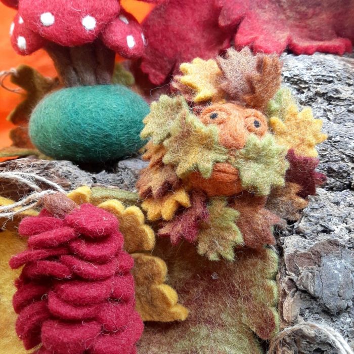 Felt Hanging Decoration Autumnal Greenman