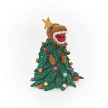 Christmas Felt Tree Topper Tree-Rex