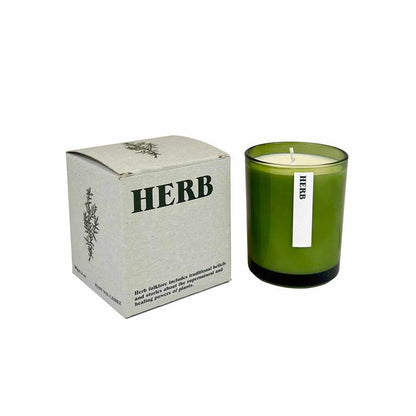 Large Botanical Candle - Herb