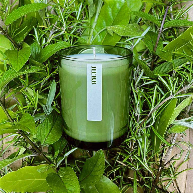 Large Botanical Candle - Herb