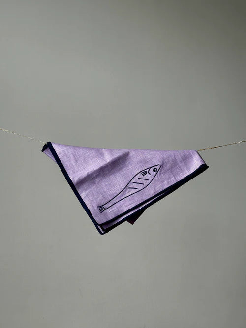 Maegen 2pk Linen Napkins Fish