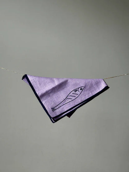 Maegen 2pk Linen Napkins Fish