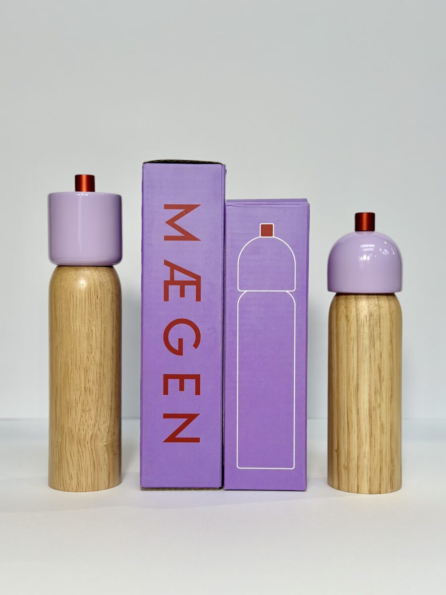 Maegen Medium Salt & Pepper Grinder (Lilac/Red)