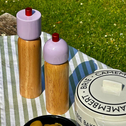 Maegen Large Salt/Pepper Grinder Lilac & Red