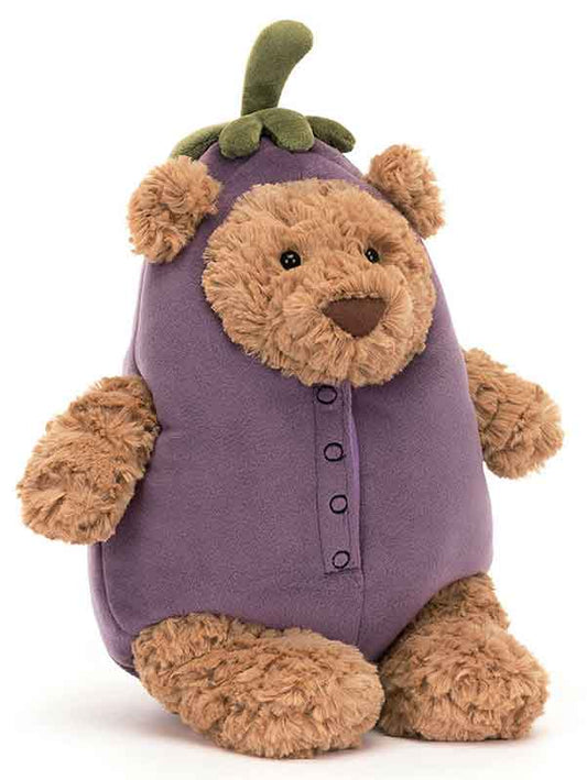 Bartholomew Bear Aubergine