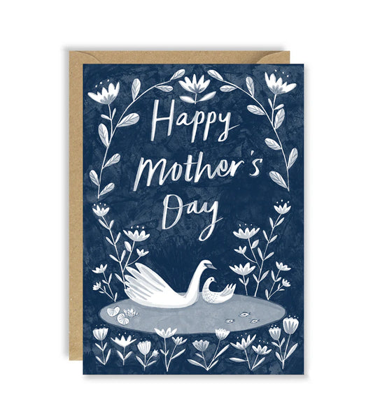 Mother's Day Card - Swans