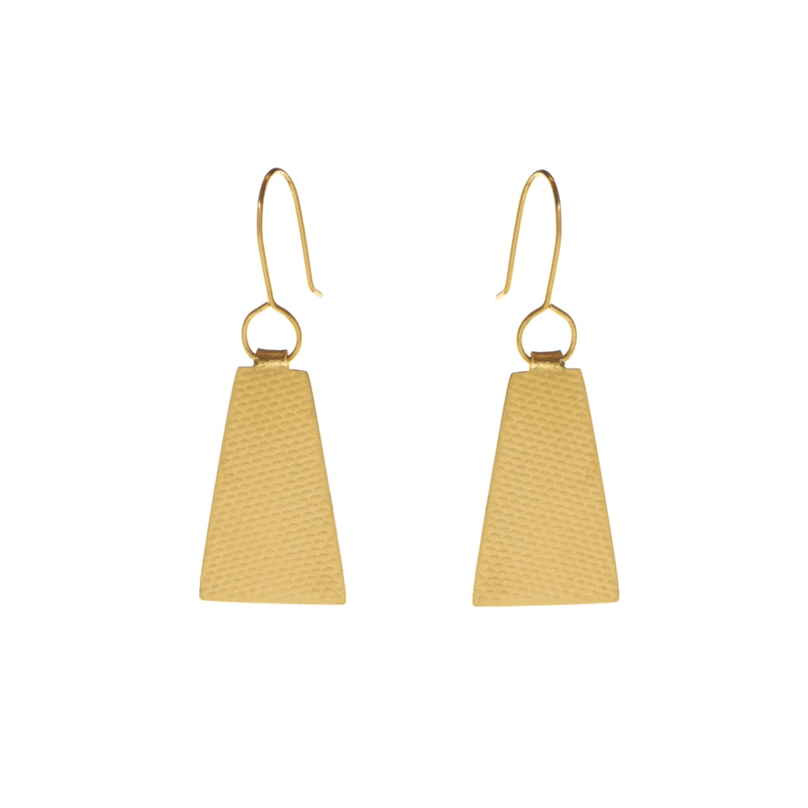 Maya Hinge Brass Earrings