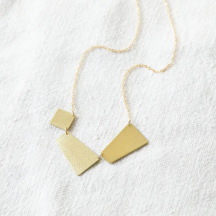 Maya Brass Necklace