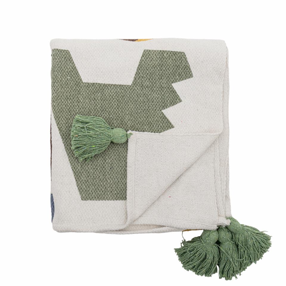 Bloomingville Memo Cotton Throw (Nature)