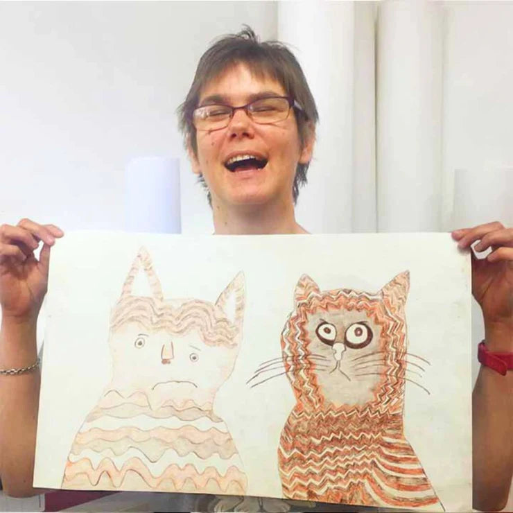 Recycled PU Bookmark - MIAOW FOR NOW