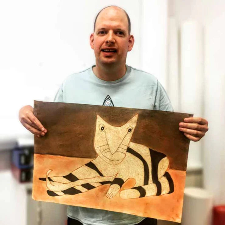 Recycled PU Bookmark - MIAOW FOR NOW