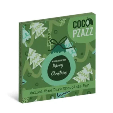 Coco Pzazz Christmas Mulled Wine Dark Chocolate Bar