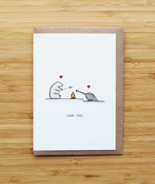 RJ Card Love Narwhal