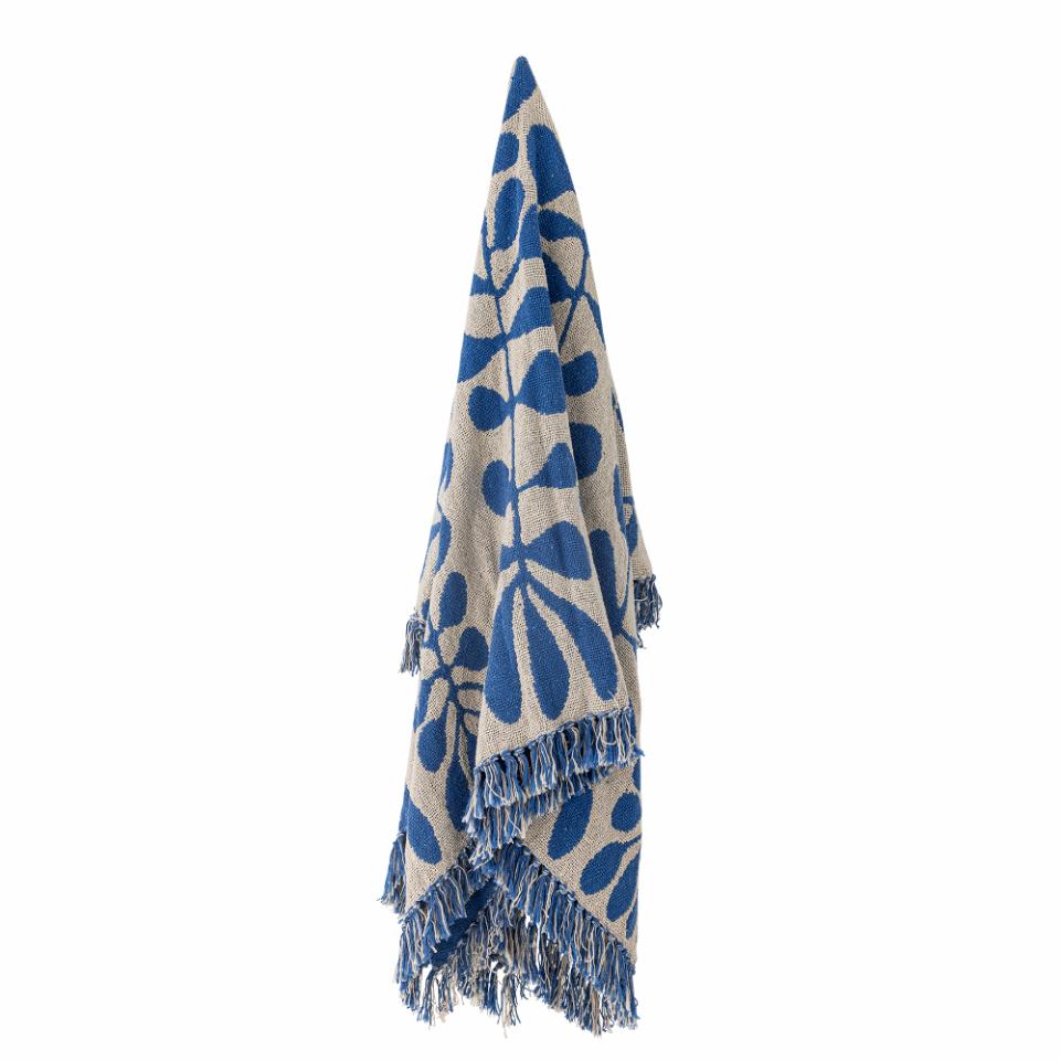 Bloomingville Nevine Cotton Throw (Blue)