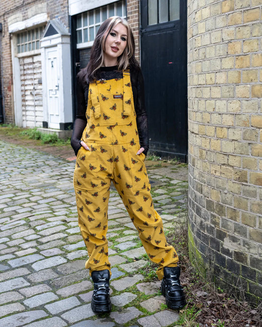 Gold Bee Cord Dungarees