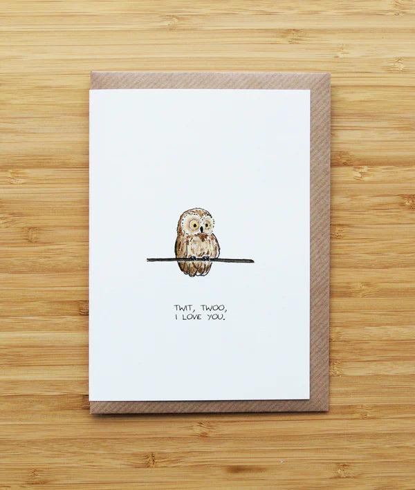 RJ Card Owl Love