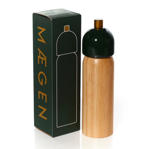 Maegen Medium Salt/Pepper Grinder Green & Gold