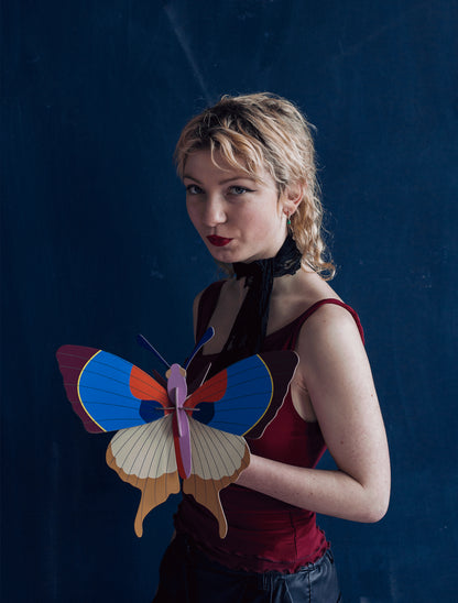 Studio Roof Plum Fringe Butterfly