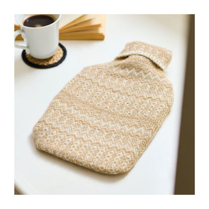 Tweedmill Wool Hot Water Bottle Fair Isle (Oatmeal)