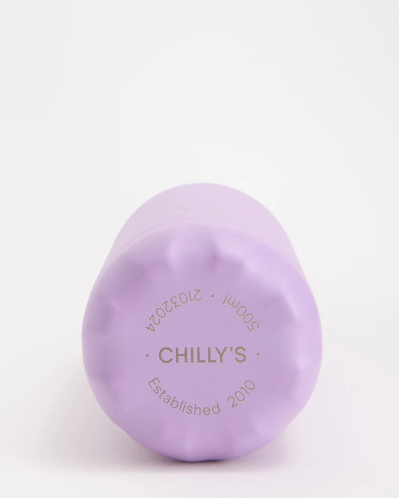 Chillys 500ml Water Bottle Pastel All Purple