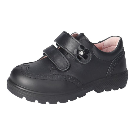Ricosta AVERY Leather School Shoes (Black)