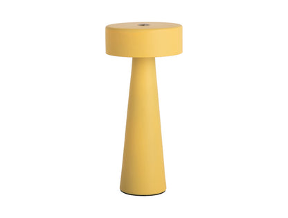 Leitmotiv Rechargeable Table Lamp Mini LED Ring (Bright Yellow) | Table Lamps & Bedside Lamps