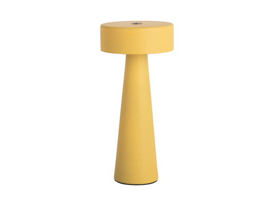 Leitmotiv Rechargeable Table Lamp Mini LED Ring (Bright Yellow)