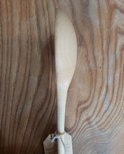 Hand Carved Sycamore Large Serving Spoon