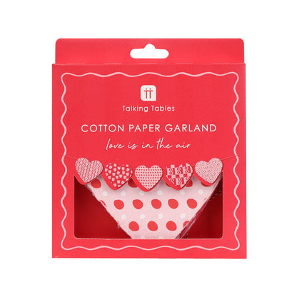 Bon Amour Paper Heart Garland