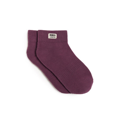 Roka Wembley Cotton Socks UK3-8 (Berry)