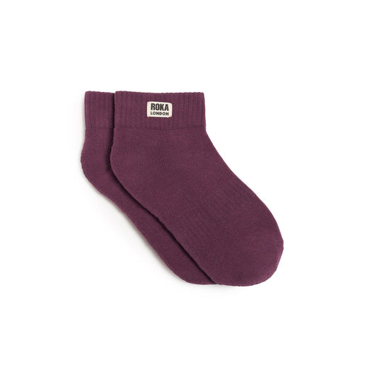 Roka Wembley Cotton Socks UK3-8 (Berry)