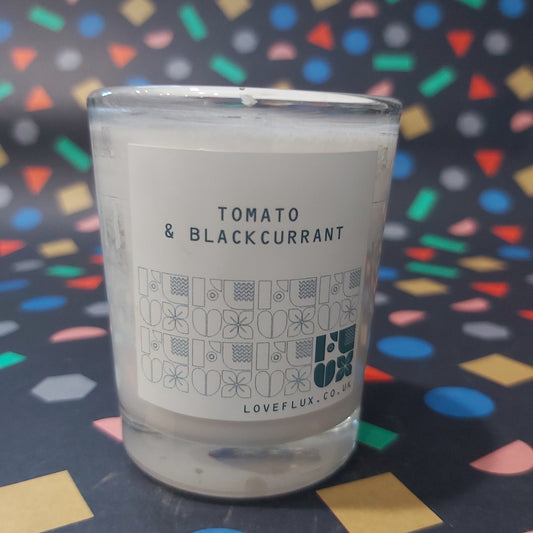 Flux Small Plant Wax Candle - Tomato & Blackcurrant