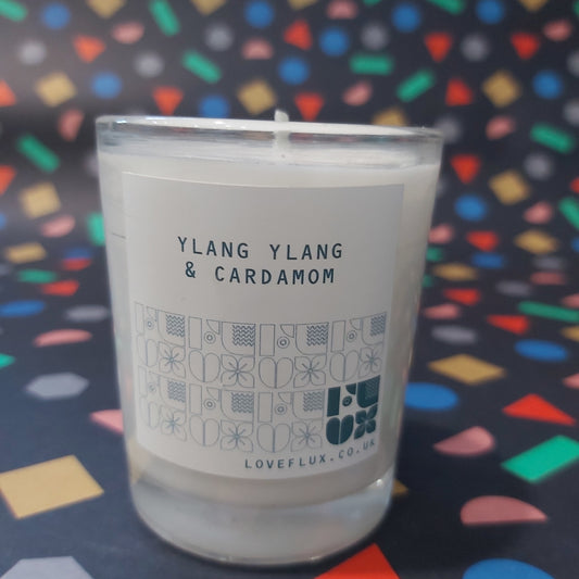Small Plant Wax Candle - Ylang Ylang & Cardamom