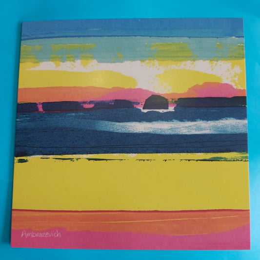 Rainbow Bass Card - Carmen Ambrozevich