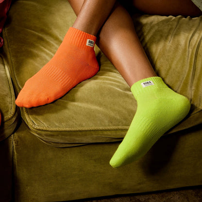 Roka Wembley Cotton Socks UK3-8 (Lime)