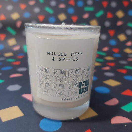 Flux Small Plant Wax Candle - Mulled Pear & Spices