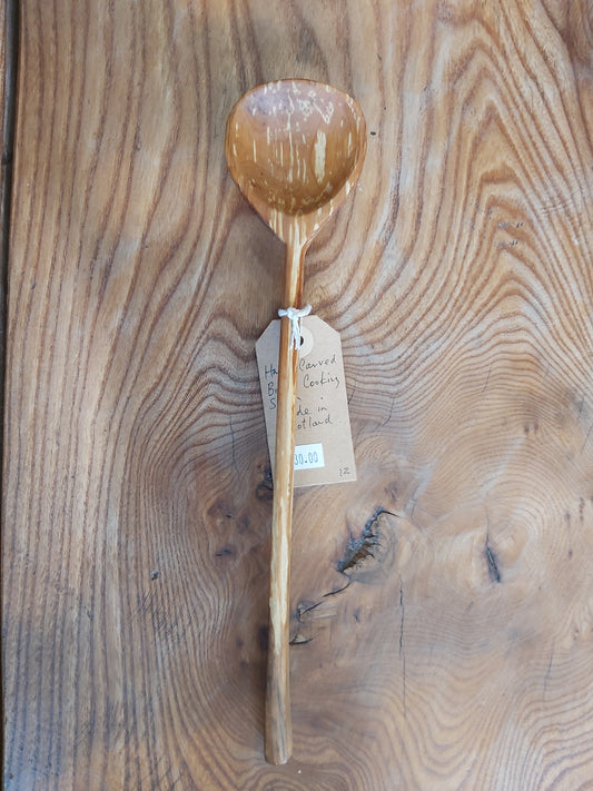 Hand Carved Birch Cooking Spoon