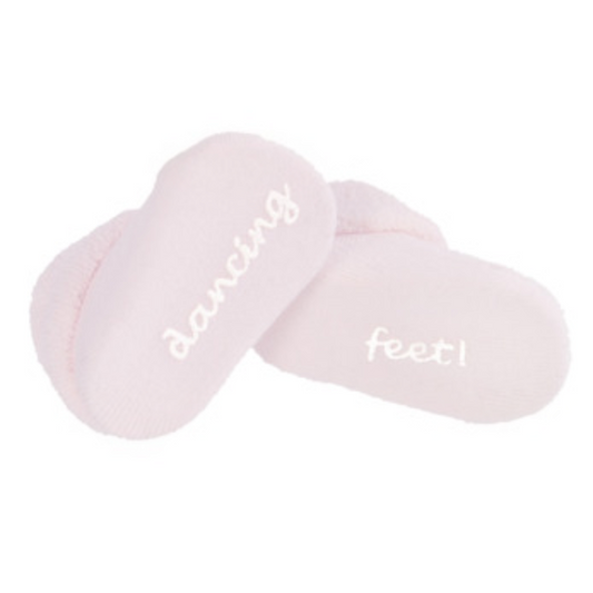 Baby Socks Dancing Feet Pink (0-6m)