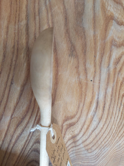Hand Carved Sycamore Large Serving Spoon