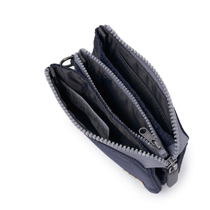 Roka Carnaby Wallet Recycled Nylon Ripstop Small (Midnight Blue)