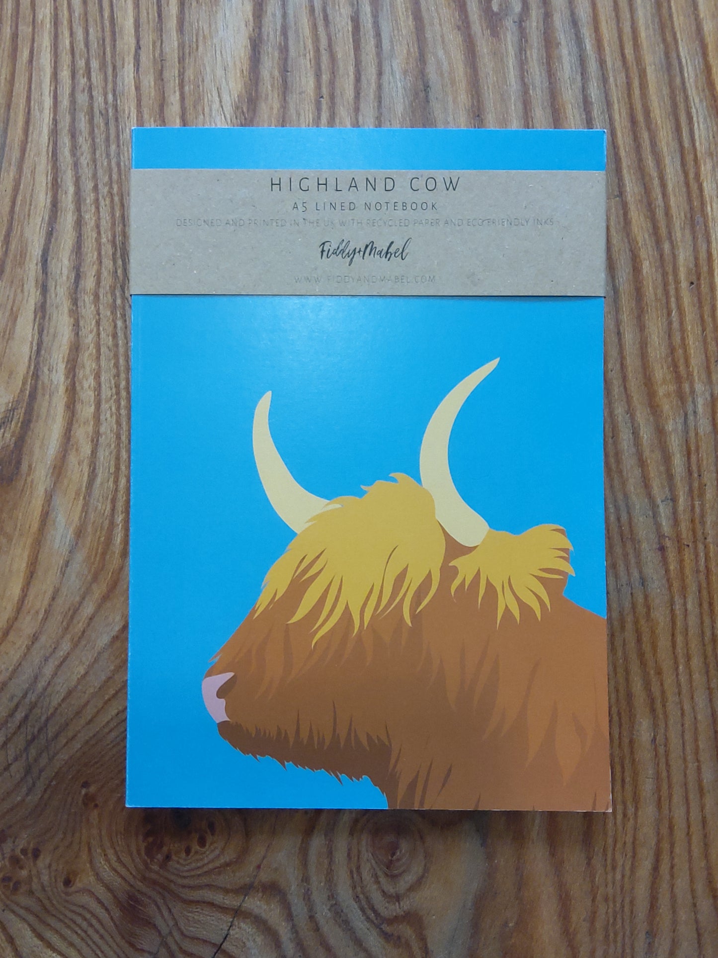 FM Notebook Highland Cow