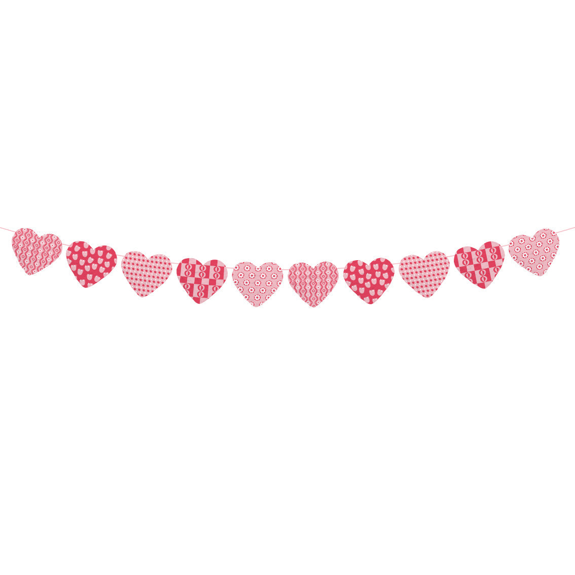 Bon Amour Paper Heart Garland