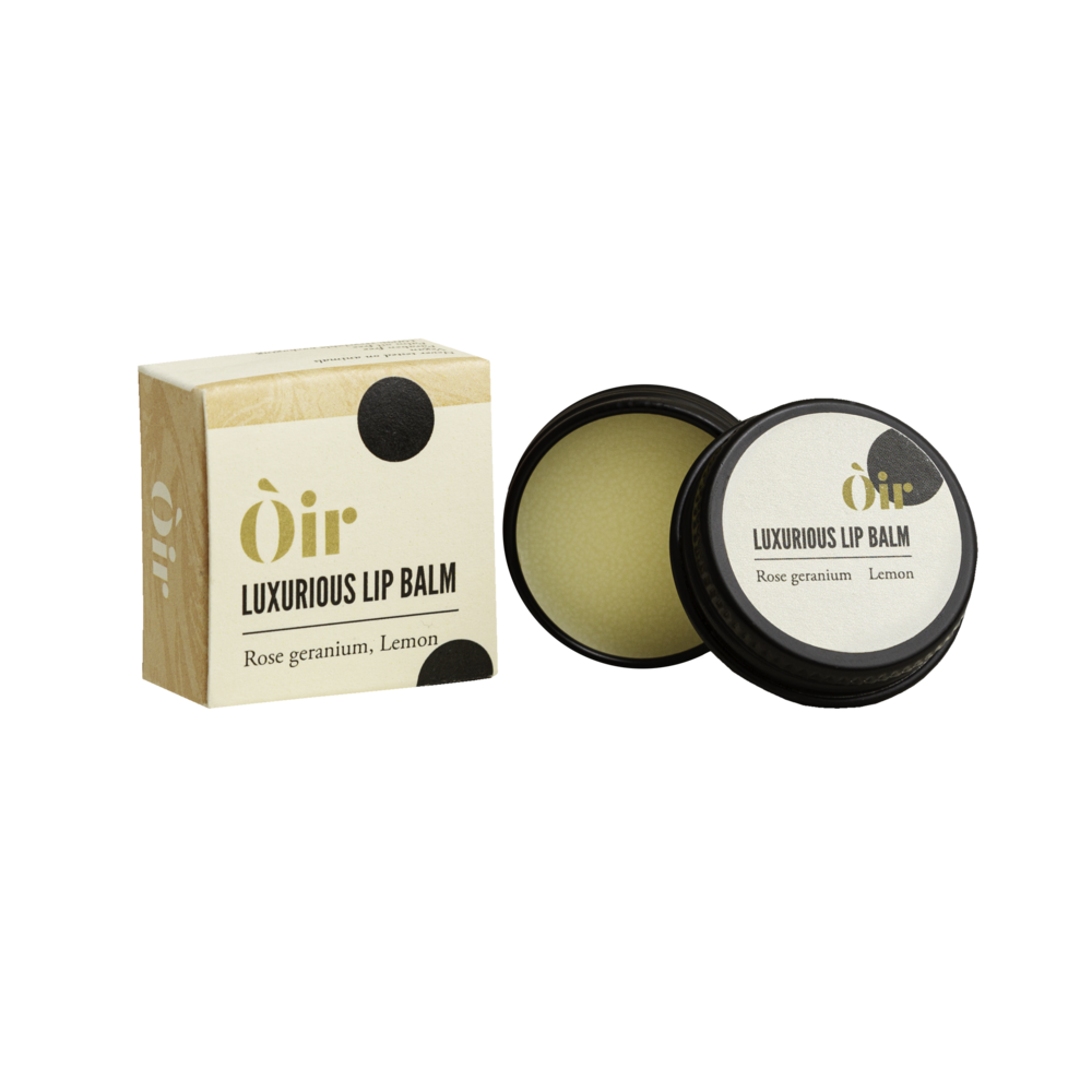 O'ir Lip Balm Rose Geranium & Lemon