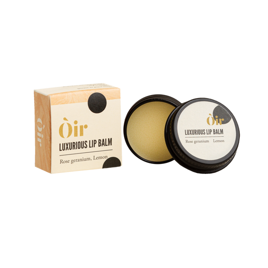 O'ir Lip Balm Rose Geranium & Lemon