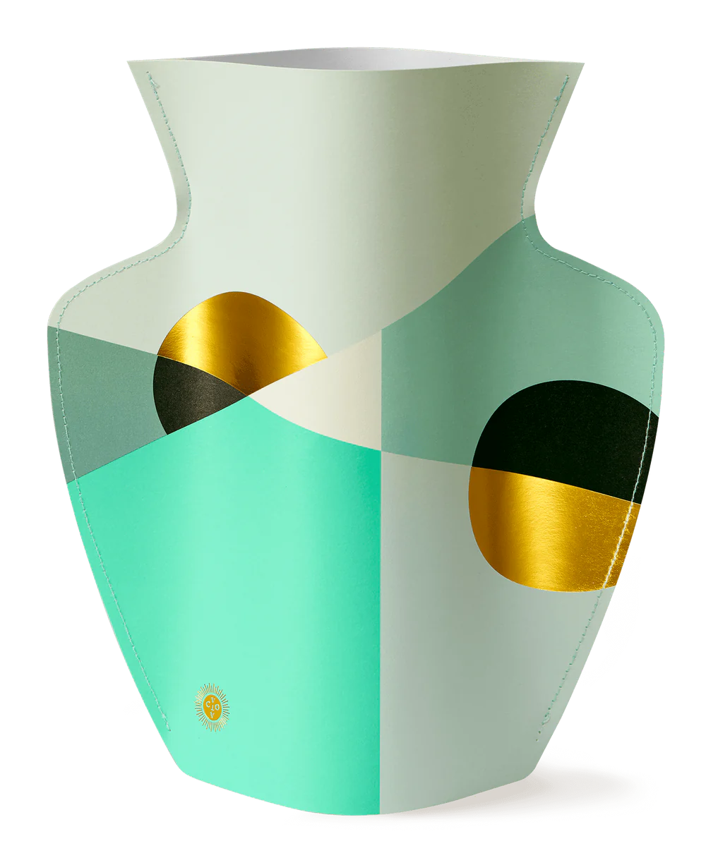 Paper Vase Siena Mint