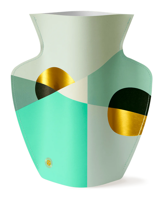 Paper Vase Siena Mint